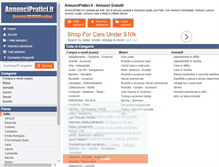 Tablet Screenshot of annuncipratici.it